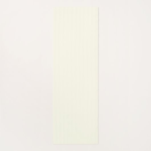 Simple Stylish Ivory Monogram ヨガマット (裏面)
