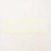 Simple Stylish Ivory Script Typography Custom Name ヨガマット (裏面(横))