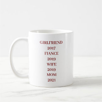 SIMPLE STYLISH MODERN CUSTOMIZED MOTHER'S DAY GIFT コーヒーマグカップ
