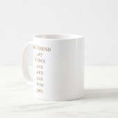 SIMPLE STYLISH MODERN CUSTOMIZED MOTHER'S DAY GIFT コーヒーマグカップ (正面左)