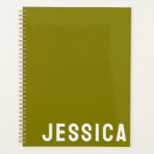 SIMPLE STYLISH MODERN CUSTOMIZED NAME DAILY プランナー手帳 (正面)