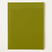 SIMPLE STYLISH MODERN CUSTOMIZED NAME DAILY プランナー手帳 (裏面)