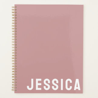 SIMPLE STYLISH MODERN CUSTOMIZED NAME DAILY プランナー手帳