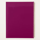 SIMPLE STYLISH MODERN CUSTOMIZED NAME DAILY プランナー手帳 (裏面)