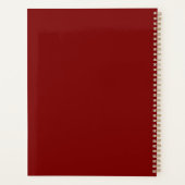 SIMPLE STYLISH MODERN CUSTOMIZED NAME DAILY プランナー手帳 (裏面)