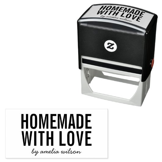Simple Stylish Personalize Homemade with Love セルフインキングスタンプ (インサイチュ)