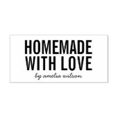 Simple Stylish Personalize Homemade with Love セルフインキングスタンプ (デザイン)