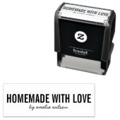 Simple Stylish Personalize Homemade with Love セルフインキングスタンプ (インサイチュ)