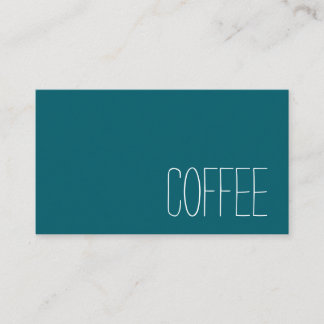Simple Stymie Word Dark Loyalty Coffee Punch-Card ロイヤリティカード