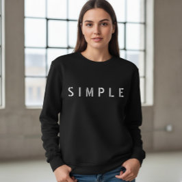  Simple T-shirt, Minimalist T-shirt, Minimalist  スウェットシャツ