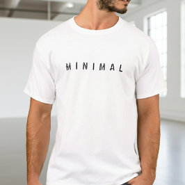 Simple T-shirt, Minimalist T-shirt Tシャツ