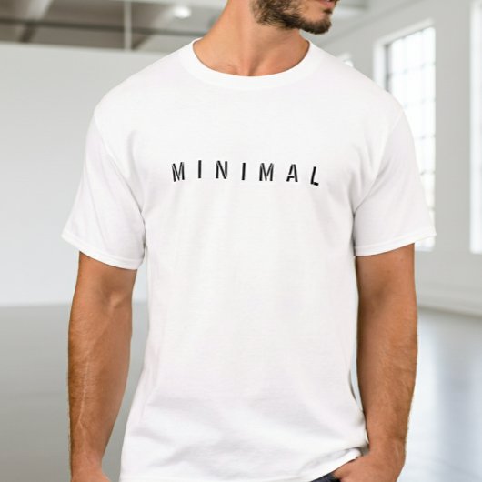 Simple T-shirt, Minimalist T-shirt Tシャツ