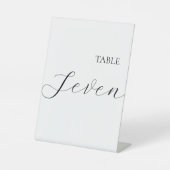 Simple Table Number Seven  台座サイン (正面)