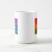 Simple Template Upload Your Photo Image Here コーヒーマグカップ (中央)