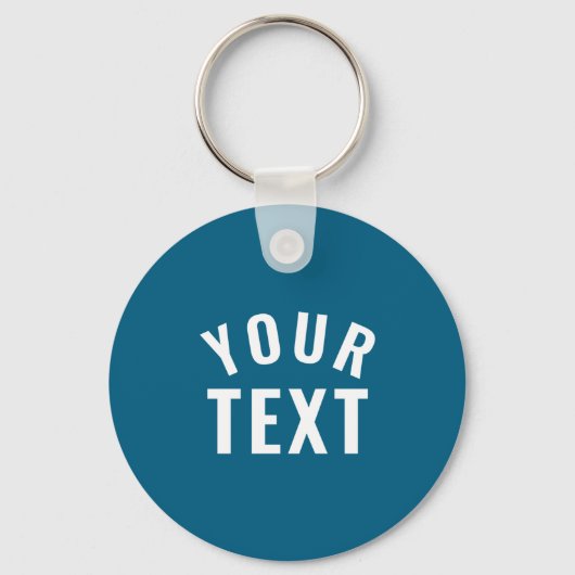 Simple Text Template Womens Long Sleeve Black _1  キーホルダー (正面)