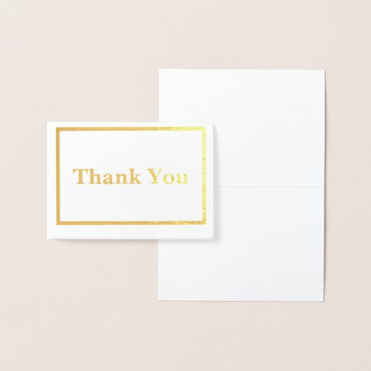 Simple Thank You 箔カード (ディスプレー)