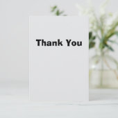 Simple Thank You Card サンキューカード (スタンド正面)