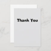 Simple Thank You Card サンキューカード (正面/裏面)