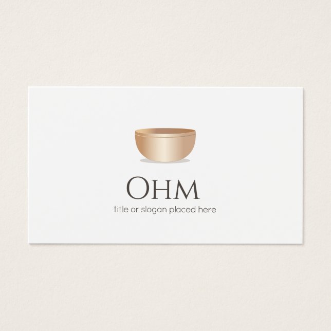 Simple Tibetian Singing Bowl (正面)