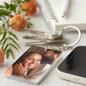 Simple To My Man Script and Photo Double Sided キーホルダー (正面右)