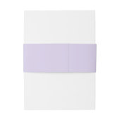 Simple Trendy Lavender | Initials Wedding 招待状ベリーバンド (裏面例)