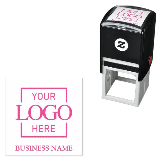 Simple Typography Custom Business Logo Branding セルフインキングスタンプ (インサイチュ)