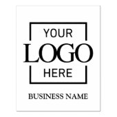 Simple Typography Custom Business Logo Branding ラバースタンプ (インプリント)