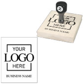 Simple Typography Custom Business Logo Branding ラバースタンプ (押印)