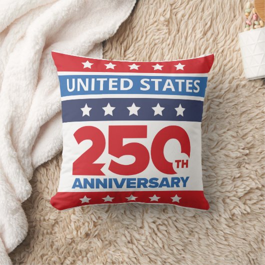 Simple United States 250th Anniversary クッション (ブランケット)