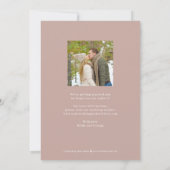 Simple Us Editable Color日付カードの保存 サンキューカード (裏面)