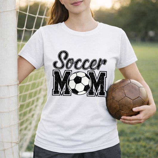 Simple Varsity Soccer Mom Style Tシャツ