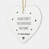 Simple Veterinarian  セラミックオーナメント (左)