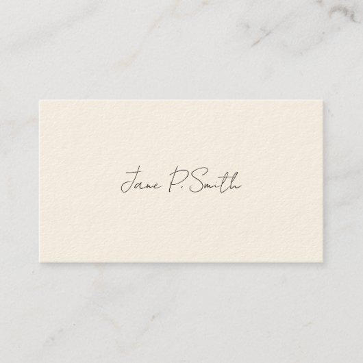 Simple Victorian Calling Cards コーリングカード (正面)