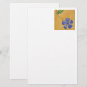 「Simple Vinca」フローラ文房具 便箋 (正面/裏面)