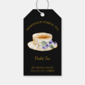 Simple Violet Tea Hang Tag  ギフトタグ (正面)