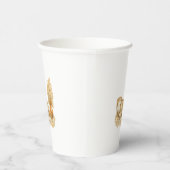 Simple Watercolor Boho Baby Shower Cups 紙コップ (右)