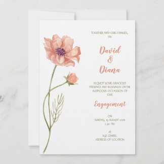 Simple Wedding invitation 招待状