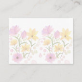 Simple Wedding RSVP Enclosure Card エンクロージャーカード (裏面)