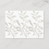 Simple Wedding RSVP Enclosure Card エンクロージャーカード (裏面)