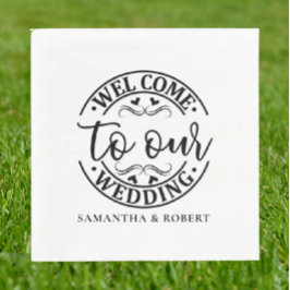 SIMPLE WELCOME WEDDING  スタンダードランチョンナプキン