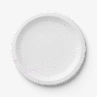 simple white serving plate ペーパープレート