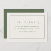 Simple White Text Box エンクロージャーカード (正面/裏面)