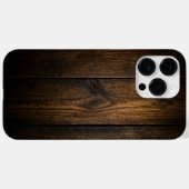 Simple Wooden Phone Case Case-Mate iPhoneケース (裏面 (横))