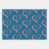 Simple Wrapping Paper Flat Sheet Set of 3 ラッピングペーパーシート (正面3)