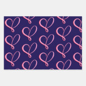 Simple Wrapping Paper Flat Sheet Set of 3 ラッピングペーパーシート (正面)