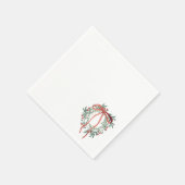 Simple Wreath Cocktail Napkins スタンダードカクテルナプキン (角)
