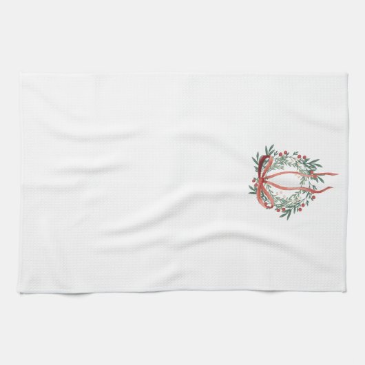 Simple Wreath Kitchen Towel  キッチンタオル (横)