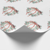 Simple Wreath Wrapping Paper ラッピングペーパー (角)
