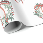 Simple Wreath Wrapping Paper ラッピングペーパー (ロールコーナー)