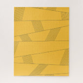 Simple, yellow, modern abstract graphic design ジグソーパズル (縦)